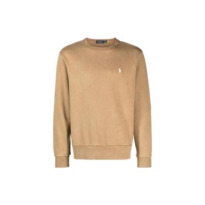 Polo FW23 Пони Вышитый Пуловер Повседневный Свитер Мужской свитер Хаки 710916689-004