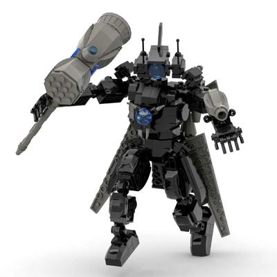 MOC Titan Оператор из смешных аниме-видео:Для туалета Skibidi, 444 шт., игрушки из строительных блоков