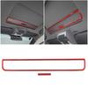 Red Carbon Fiber Sunroof Handle Panel Trim Sticker For Seat Leon 2008-12