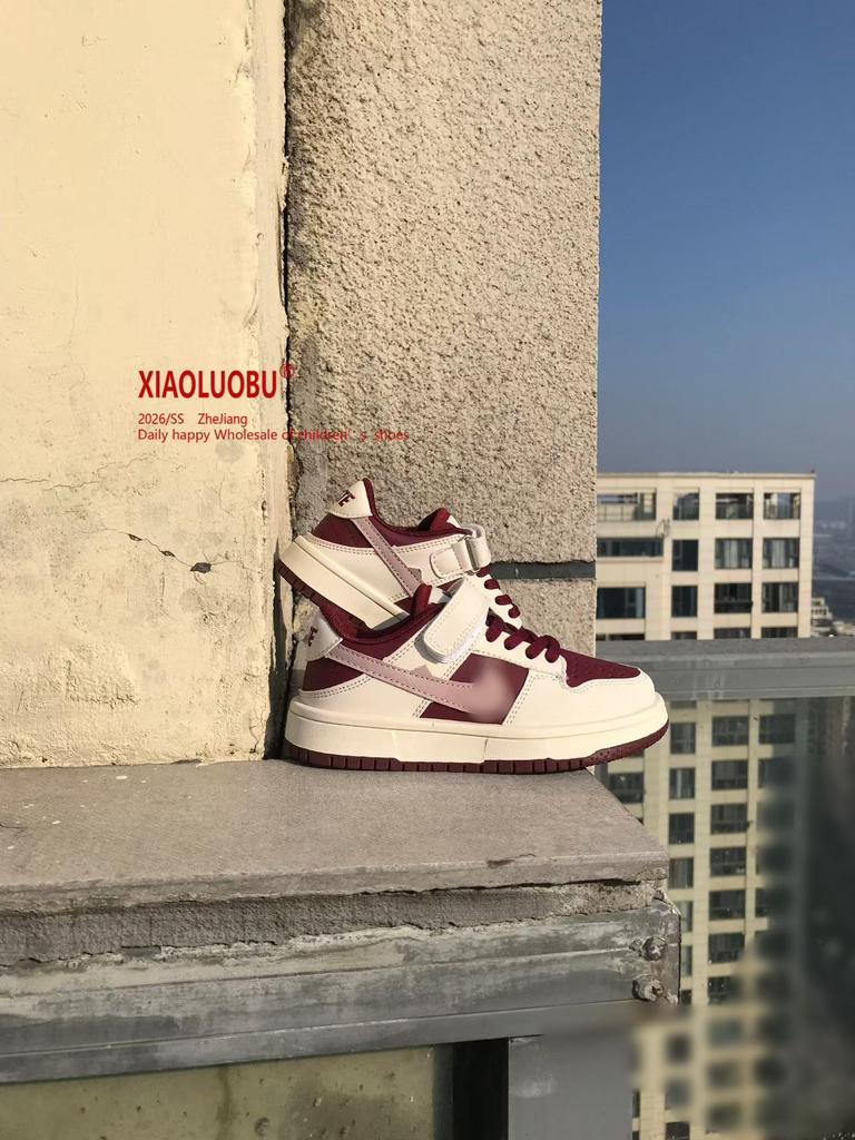 Модные нескользящие спортивные кроссовки для детей - Весна/Осень 2026, Удобный стиль AJ Board для мальчиков и девочек.