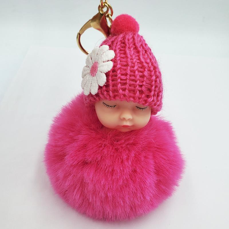 Мяч-брелок, кукла, меховой трансграничный маленький подарок, поделки, оптовая продажа, плюшевая кукла, подвеска, сумка, автомобиль, мультяшный персонаж