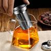 ZISIZ Heat-Resistant Glass Teapot