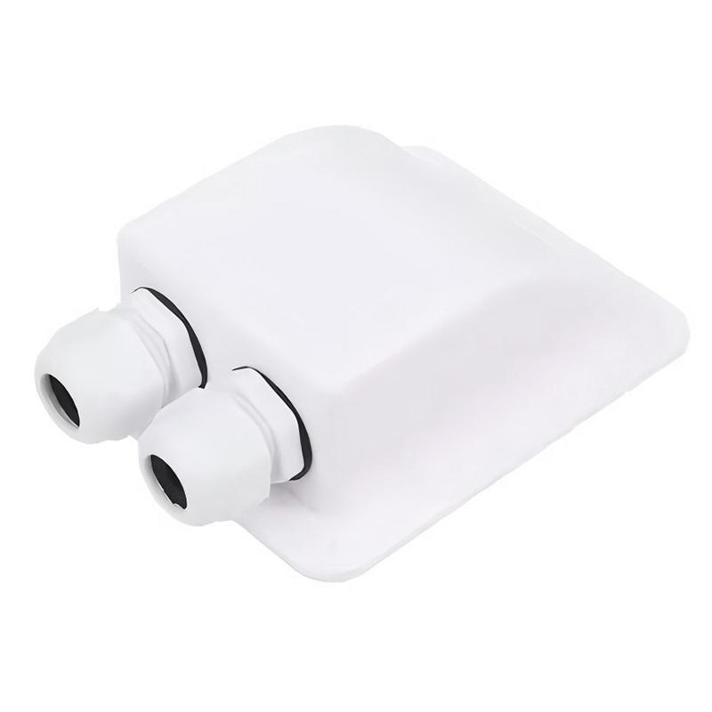 Double Wire Entry Gland Box Solar Panel Roof Wire Entry Gland Box Cable Motorhome Hole RV Yacht Car Accessories New 7