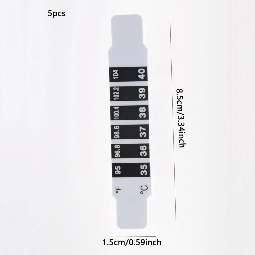 5 шт. - Детский термопластырь, термопластырь для лба ребенка, меняющий цвет, ЖК-термопластырь