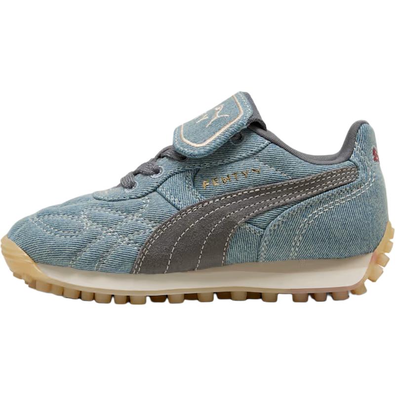 The Smurfs X Fenty X Puma Avanti LS Stitched Little Kid Slate Sky Denim Kids Sneakers Blue 404151-01