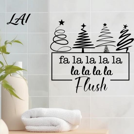 Washable Surface Stickers Christmas Wall Stickers Self-Adhesive Decals for Home Holiday Party Easy Apply Covers Decor Waterproof PVC Art Decor