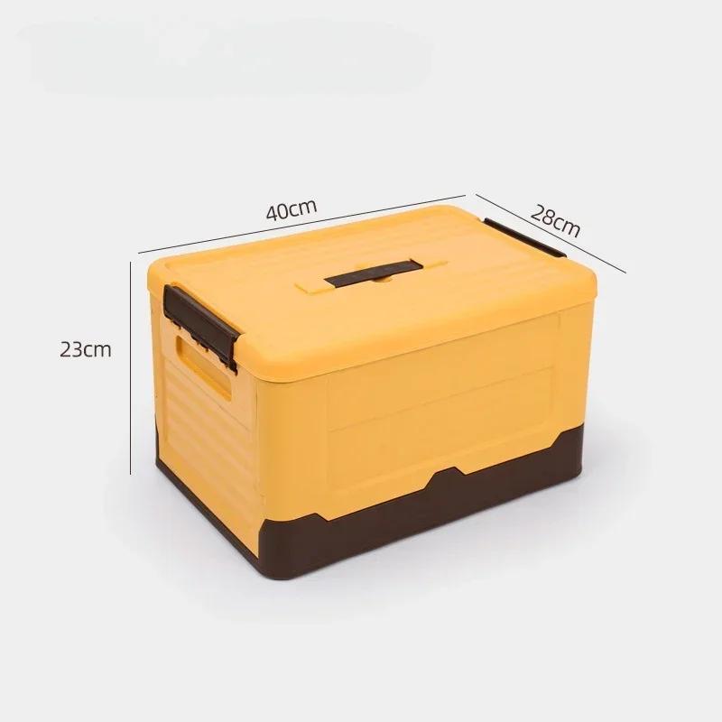 Foldable Plastic Organizer Portable Stackable Free Combination Storage Box Dormitory Household Miscellaneous Storage Container