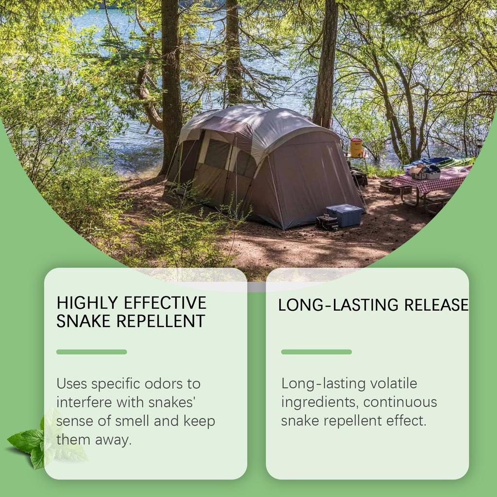 Средство отпугивания змей, запах отпугивает змей, держит их на расстоянии, длительный эффект, безопасно для нецелевых животных, готово к использованию