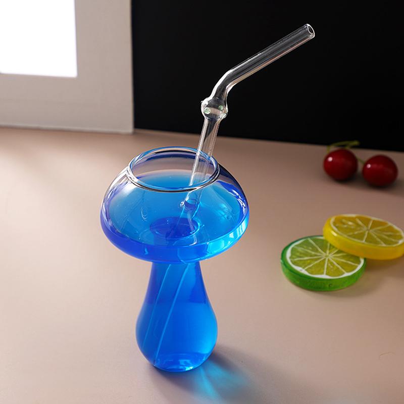 Симпатичный грибной коктейльный бокал 260 мл, чашка для напитков, пива, креативный прозрачный бокал для вина