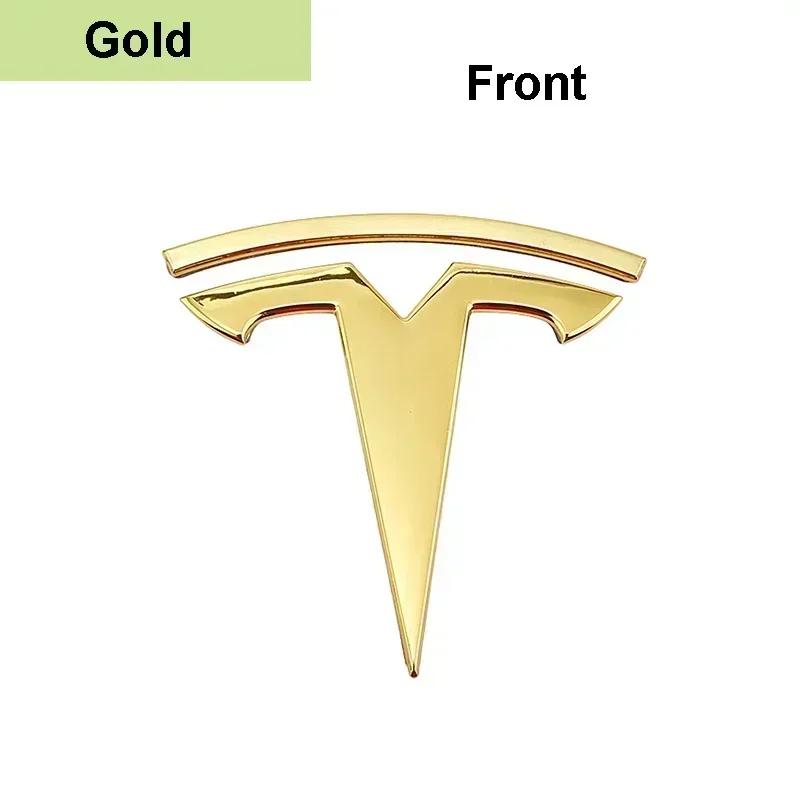 Для Tesla Model 3 Mode Y Сплав Цинка Автомобильная Наклейка Логотип на Передний Капот Стиль Эмблема на Задний Багажник Авто Кузова с Радианом Аксессуары