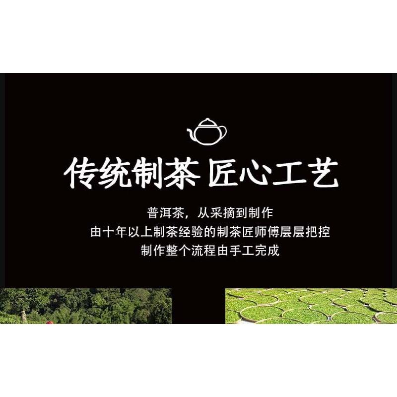 Юньнаньский пуэр Banzhang Mother Tree First Spring Pu'er Raw Tea 357g Cake Tea