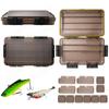 Коробка для рыболовных снастей, органайзер для рыболовных приманок, большая емкость, герметичная коробка для рыболовных приманок, водонепроницаемая для рыбалки на открытом воздухе