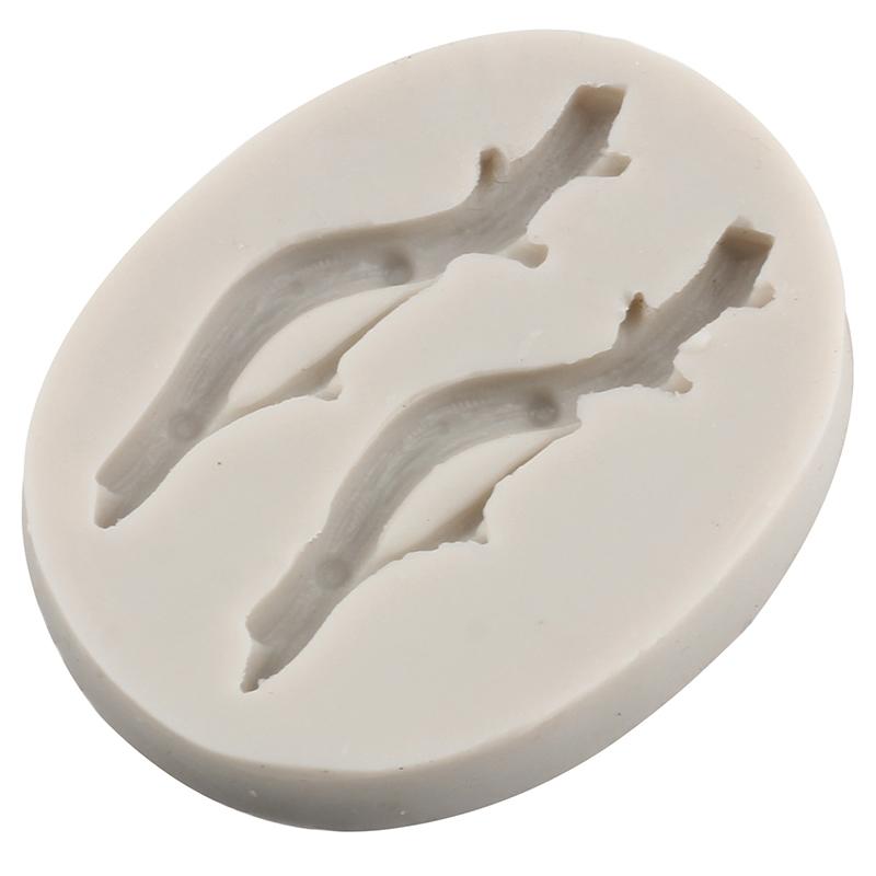 Силиконовая форма «Совы, птицы, ветки деревьев, листья, форма для помадки для цветочного украшения торта, топпер для кексов, сахарные конфеты, шоколад, полимерная глина, форма для пасты для жевательной резинки»