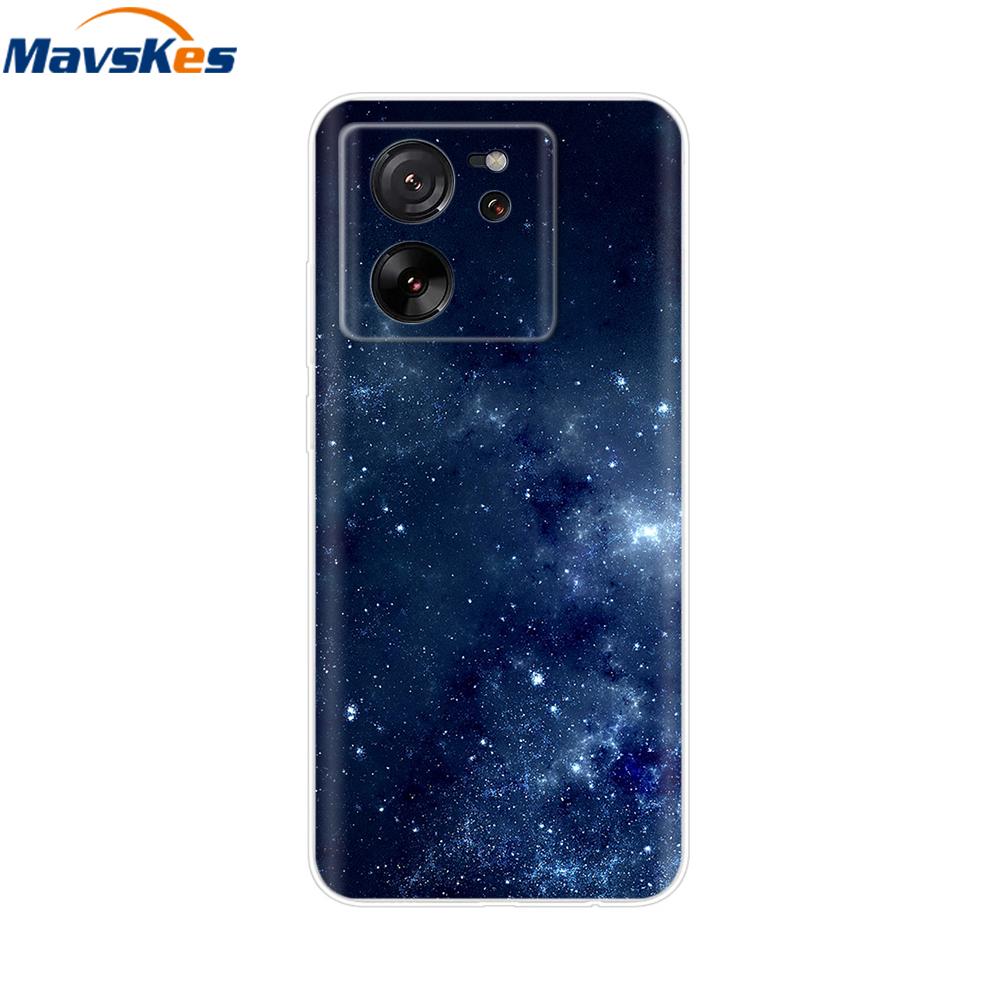 Прозрачный силиконовый чехол для Xiaomi 13T Pro Задняя крышка для чехла Xiaomi 13T Мягкий ТПУ бампер Защитные чехлы для телефона Mi13T Fundas Coque