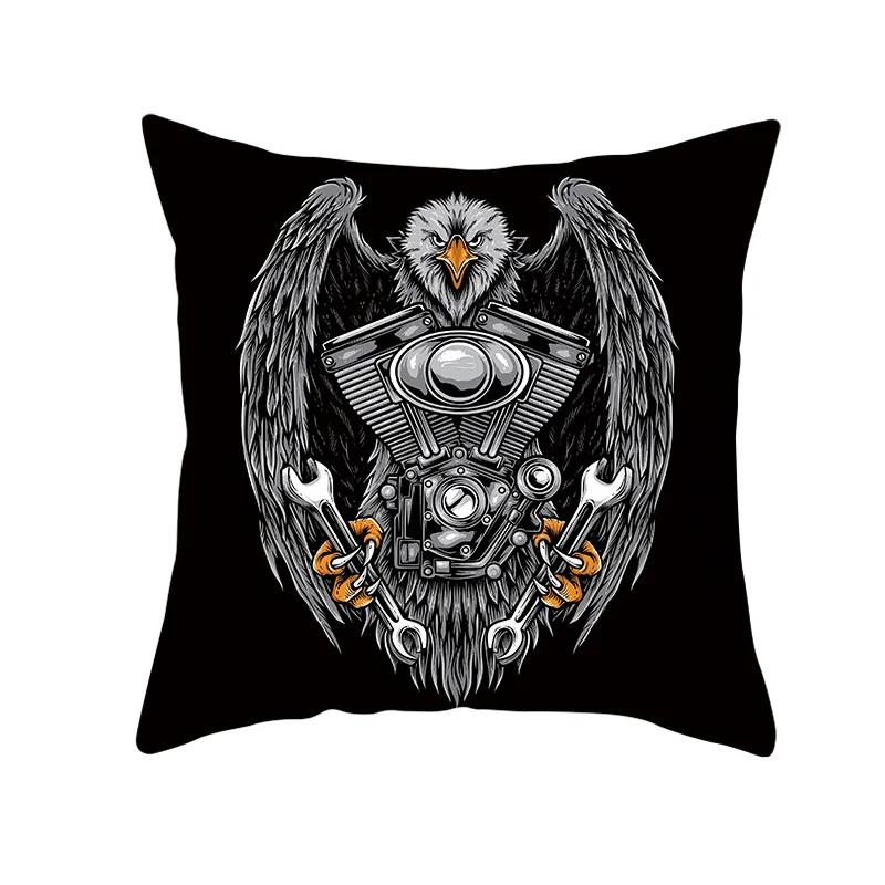 Sofa Bedroom Living Room Home Creative Skull Print Cushion Cover Fashion Decorative Pillow