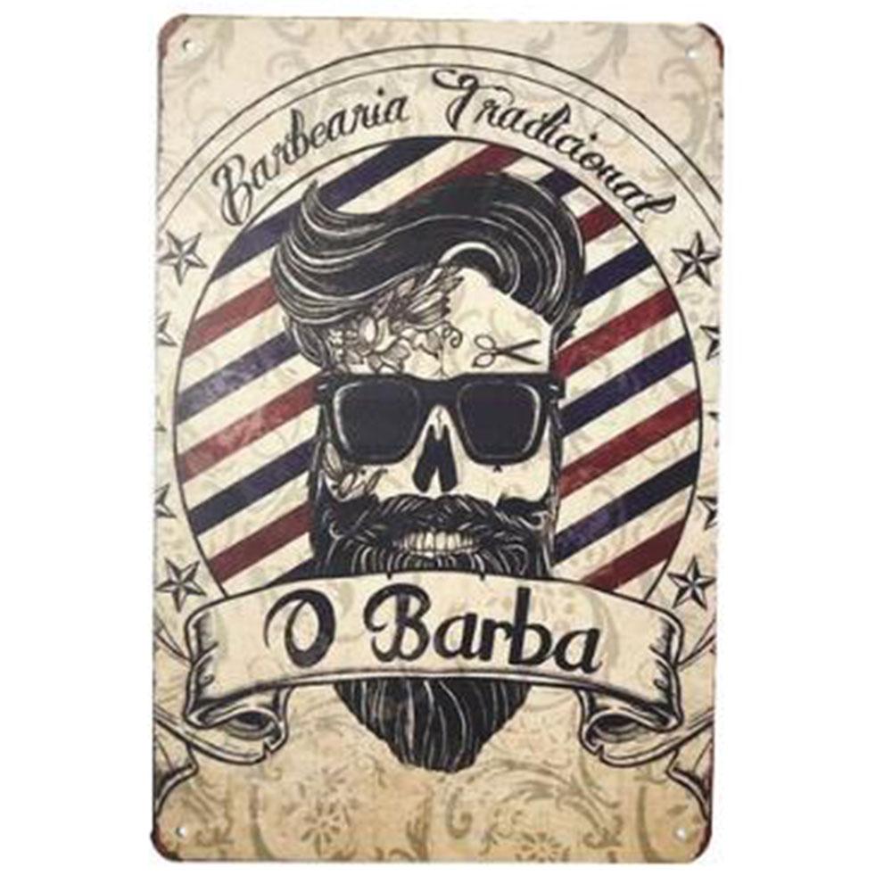 Ретро-постер для парикмахерской, винтажные металлические жестяные вывески, доска для украшения стен парикмахерской, жесть 20x30 см