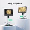 Professional Digital Microscope 12 Million Pixels IPS Touching Screen 50-1600X Magnification