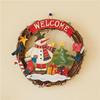 50CM Christmas Wreath & 2.7M Garland Set - Festive Door & Wall Decor