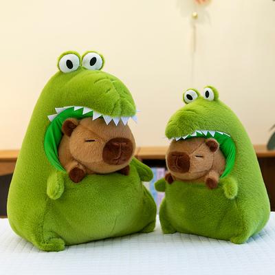 Креативная кукла-крокодил Капибара плюшевая игрушка детский подарок на день рождения уродливая кукла