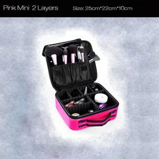 Новая косметичка, профессиональная косметичка, водостойкая женская косметичка, органайзер для макияжа, большая вместительная дорожная сумка для хранения, сумки