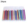 12/24/36/48/100Pcs Multicolor 1mm Writing Painting Gel Pen Replaceable Refills