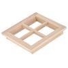 1:12 Dollhouse Window Miniature Wooden Unpainted Simulated Winder Decoration Accessories