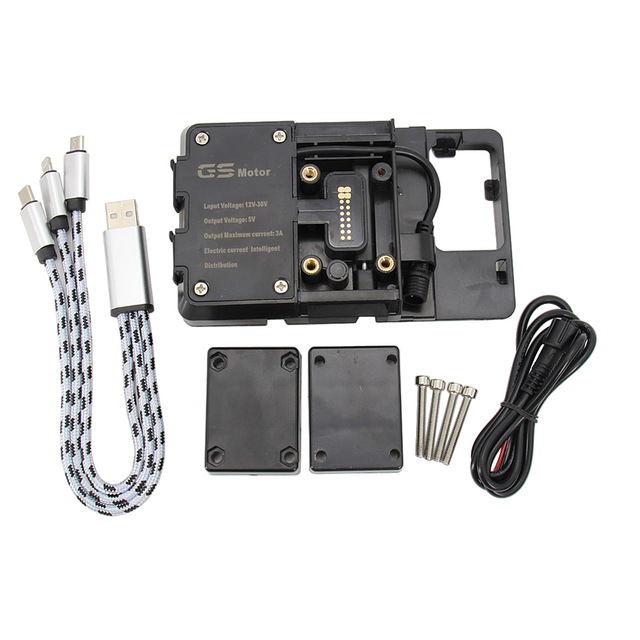 For BMW R 1200 RT R1200RT Below 2009 2008 2007 2006 New Motorcycle Navigation Bracket GPS Navigator USB Charging Phone Holder