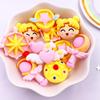 Painted Resin Kawaii Colorful Fairy Magic Stick Flatback Stone  Scrapbook Figurines 10PCS DIY Bow Decor Accessories Crafts