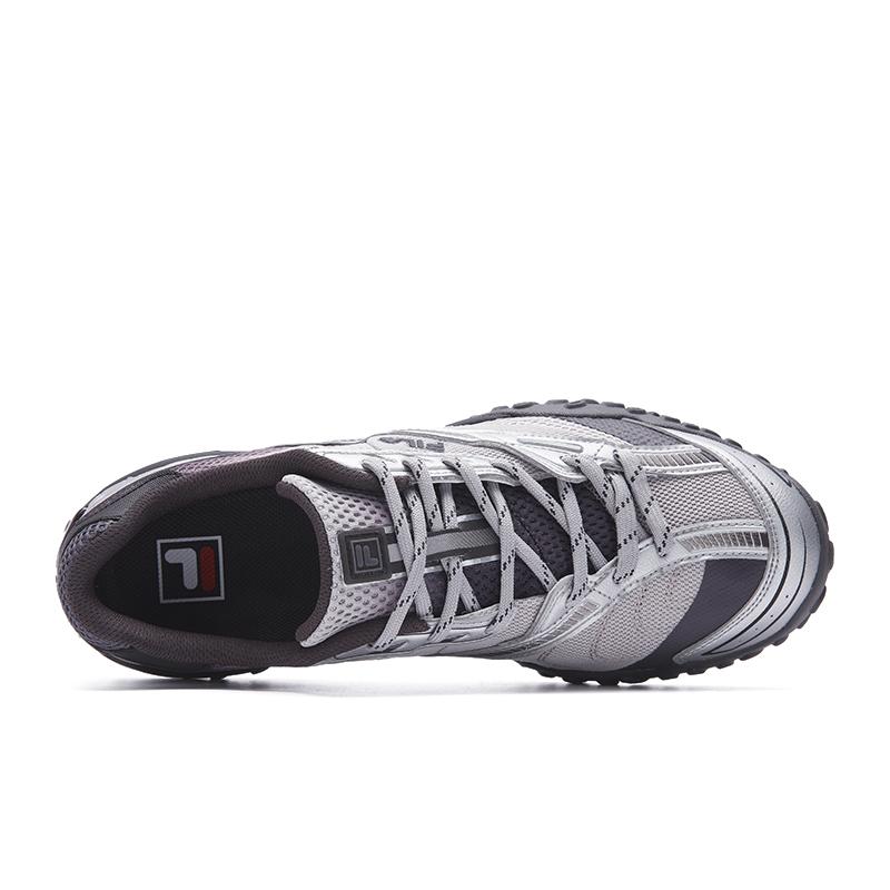 Fila ECHAPPE 2 Устойчивые к истиранию, Дышащие, Легкие Низкие Повседневные Кроссовки Мужские Peacock Cloud Gray/Shale Purple F12M622116FNS