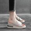 Fashion Summer Women's Platform Shoes New Retro Open Toe Women's Wedges Sandals Outdoor Plus Size Casual Slippers for Women Slides Shoes