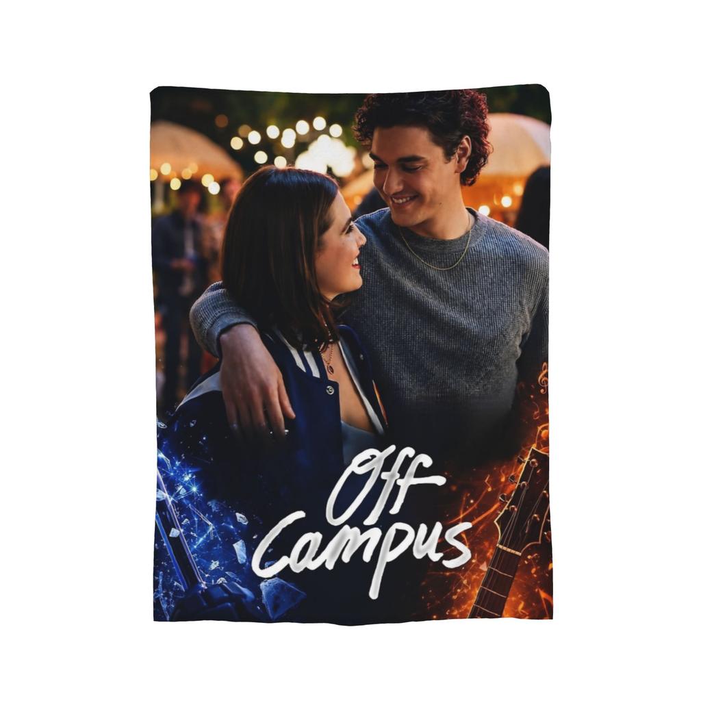 Dean Di Laurentis Off Campus Blanket Fleece Ultra-Soft Throw Blankets for Airplane Travel Bedroom Quilt