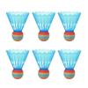 6Pcs Plastic Badminton Ball Sports Badminton Trainer Durable Colorful Badminton Shuttlecocks