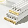 Weimuke Colorful Alloy Chopsticks - 5 Pairs