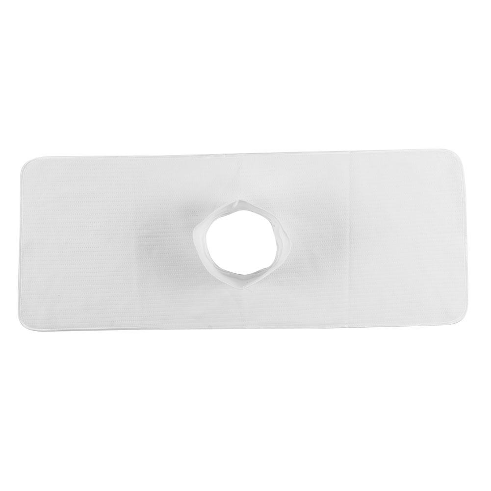 Многоразовое полотенце для спа-массажа с паром, моющаяся простыня для кушетки в салоне красоты для ухода за кожей 35 x 90 см, белое