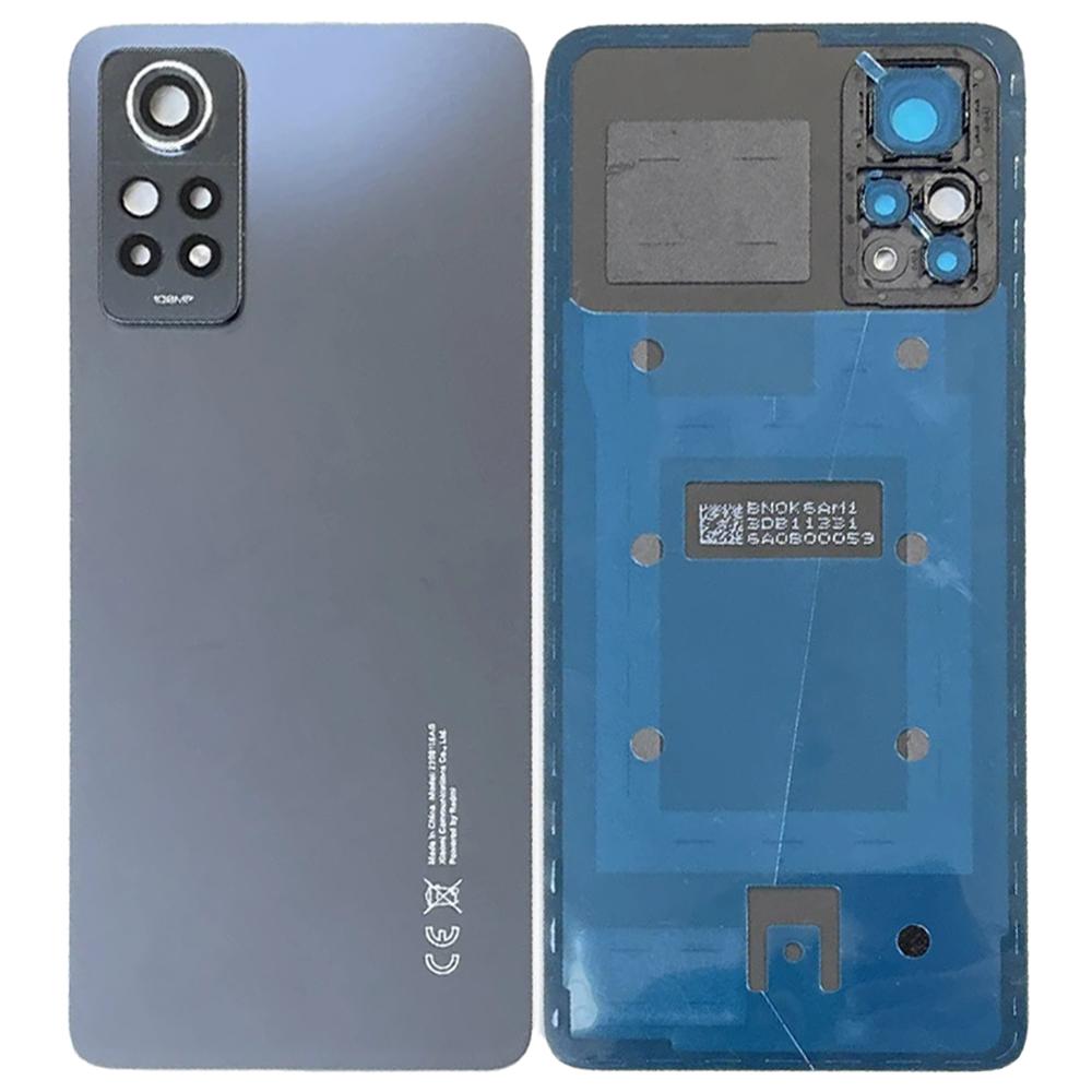 For Xiaomi Redmi Note 12 Pro 4G Back Battery Housing Cover with Camera Ring Lens Cover Spare Part