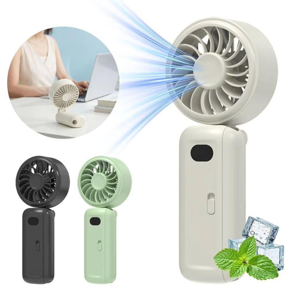 With Clip Portable Handheld Fan Silent Operation USB Rechargeable Fan  For Umbrella