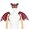 Аксессуары для косплея дьявола Костюм с крыльями дьявола и маской для лица для мужчин и женщин для косплея и тематической фотосессии