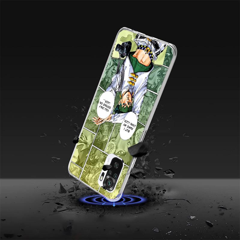 Чехол для телефона с аниме-обложкой JoJo's Bizarre Adventure для Xiaomi Redmi Note 15 14 13 12 11 10 Pro Plus 14S 12S 11S 11T 11E 10S Мягкий чехол