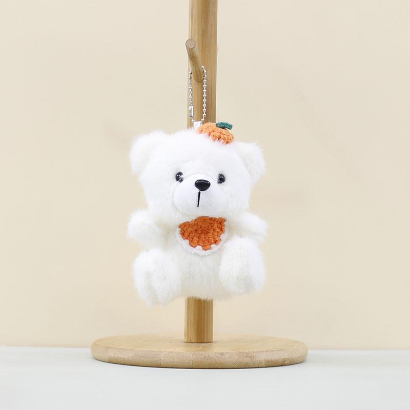 Cute And Cuddly Teddy Bear Plush Toy With Brown And White Colorful Bib For Kids