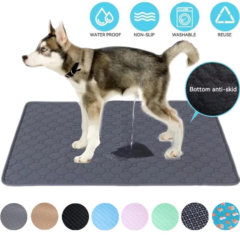 Reusable Dog Pee Pad Blanket Absorbent Diaper Washable Puppy Training Pad Pet Bed Urine Mat for Pet Car Seat Cover Pet Supplies