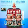 Нетоксичный Moc Европейская Вилла Дом Строительный Набор DIY Креативные Строительные Кирпичики Игрушки Для Детей 3+ Детский Обучающий Подарок