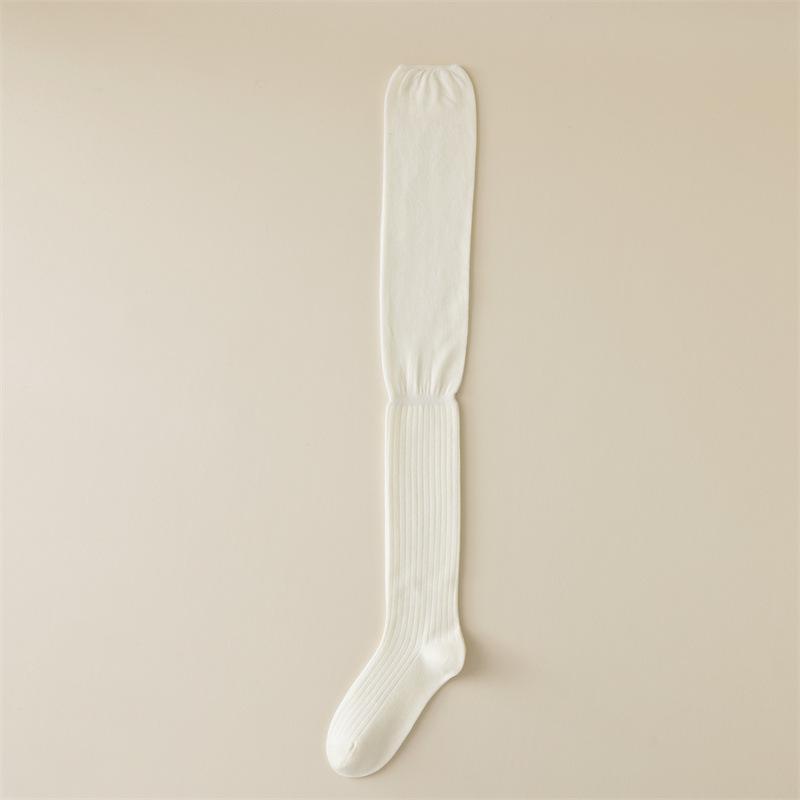 Гольфы до колена для женщин на осень и зиму, высокие гольфы до бедра для защиты коленей, утягивающие и не скатывающиеся высокие хлопковые гольфы до бедра