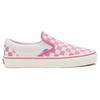 Vans Classic Slip-On Checkerboard - Pink Unisex Sneakers True-White VN000BVZBJ1