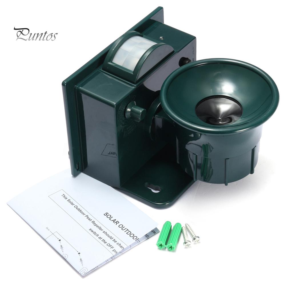 Открытый ультразвуковой отпугиватель насекомых-вредителей, отпугиватель птиц, ворона, на солнечной энергии, отпугиватель