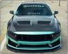 2024 Ford Mustang Dual-Hole Carbon Fiber Hood Kit