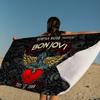 B-Bon J-Jovi Микрофибровое одеяло Быстросохнущие пляжные полотенца Большой размер с принтом Супервпитывающее полотенце-одеяло для бассейна