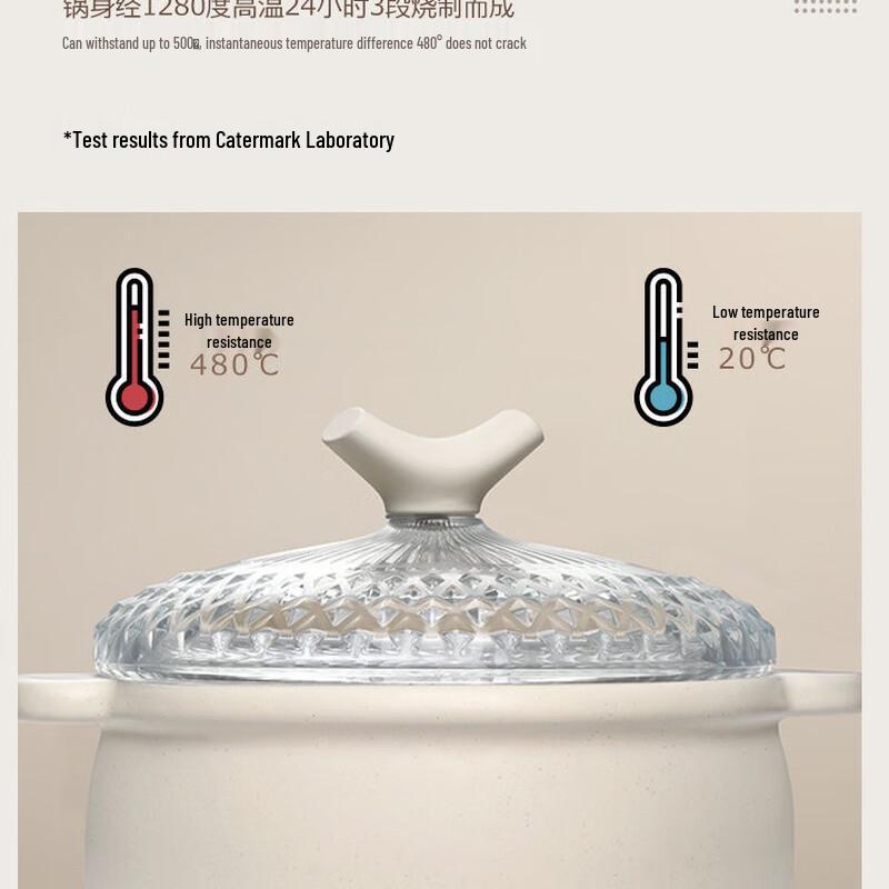 Cartermark 22 Glaze Ceramic Casserole