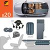 Single Person Car Mounted Air Mattress Air Cushion Auto Travel Bed For Passenger Car Back Seat Inflatable Cushion Car Sleeping
