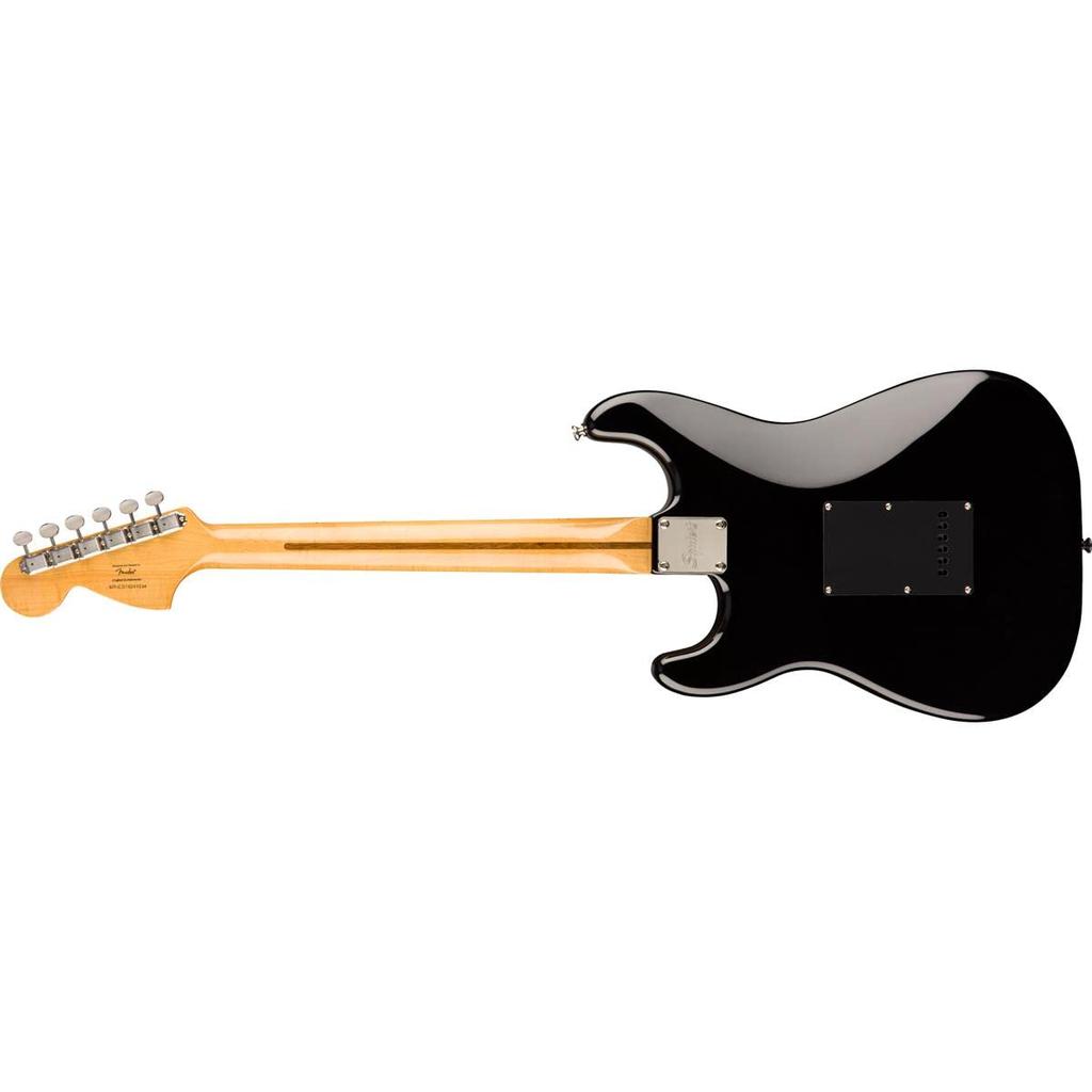 Fender Электрогитара Squier by Classic Vibe Maple Black с мягким футляром '70s Stratocaster® HSS, накладка грифа,