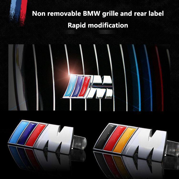 1 шт. Металлическая решетка BMW M-значок Зажим Ножка Фиксированная Модификация Логотип Декоративная наклейка Для BMW M1 M2 M3 M4 M5 M6 M7 M8 Аксессуары